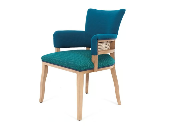 BOILER ARM ESSENCE - Fabric chair with armrests open back _ Crearte Collections